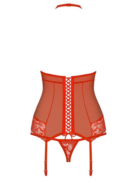 Bielizna-838-COR-3 gorset i stringi L/XL Obsessive Bielizna-838-COR-3 gorset i stringi L/XL Obsessive