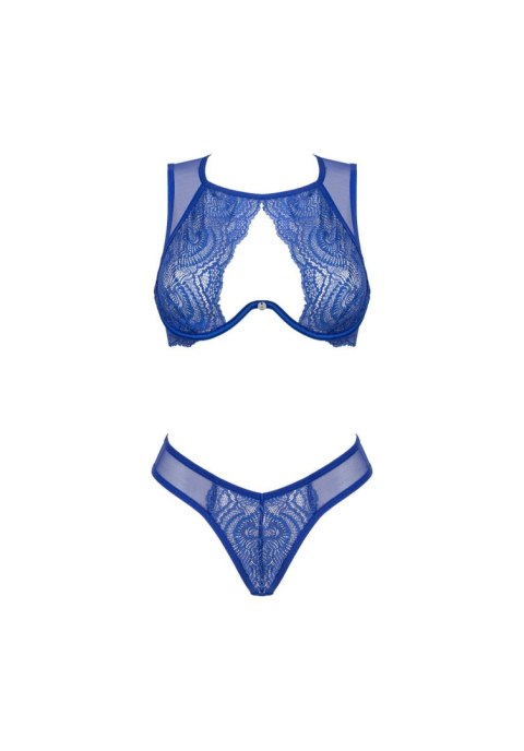 Bielizna-Giselia komplet 2-częściowy niebieski M/L Obsessive Bielizna-Giselia komplet 2-częściowy niebieski M/L Obsessive