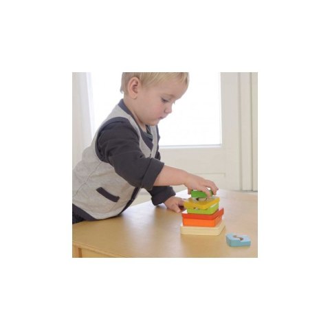 MASTERKIDZ Drewniana Układanka Sorter Piramidka Montessori Masterkidz MASTERKIDZ Drewniana Układanka Sorter Piramidka Montessori Masterkidz