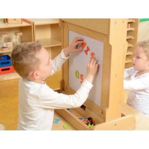 MASTERKIDZ Dwustronna Tablica Do Pisania Kredowa i Suchościeralna 2w1 Ścienna Tablica Edukacyjna Flex Masterkidz MASTERKIDZ Dwustronna Tablica Do Pisania Kredowa i Suchościeralna 2w1 Ścienna Tablica Edukacyjna Flex Masterkidz