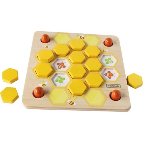 MASTERKIDZ Tablica Edukacyjna Gra Nauka Pamięci Ul i Pszczoły Montessori Masterkidz MASTERKIDZ Tablica Edukacyjna Gra Nauka Pamięci Ul i Pszczoły Montessori Masterkidz