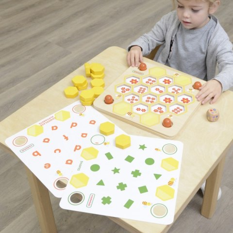 MASTERKIDZ Tablica Edukacyjna Gra Nauka Pamięci Ul i Pszczoły Montessori Masterkidz MASTERKIDZ Tablica Edukacyjna Gra Nauka Pamięci Ul i Pszczoły Montessori Masterkidz