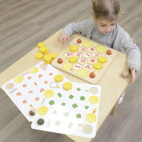 MASTERKIDZ Tablica Edukacyjna Gra Nauka Pamięci Ul i Pszczoły Montessori Masterkidz MASTERKIDZ Tablica Edukacyjna Gra Nauka Pamięci Ul i Pszczoły Montessori Masterkidz