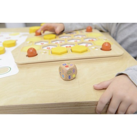 MASTERKIDZ Tablica Edukacyjna Gra Nauka Pamięci Ul i Pszczoły Montessori Masterkidz MASTERKIDZ Tablica Edukacyjna Gra Nauka Pamięci Ul i Pszczoły Montessori Masterkidz