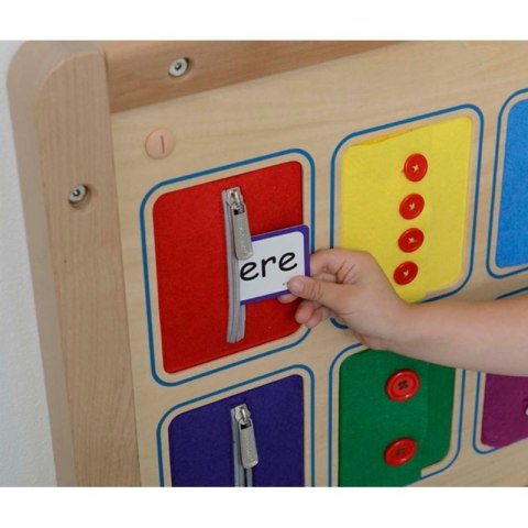 MASTERKIDZ Tablica Ścienna Otwieranie I Zamykanie Zamków Suwaki Guziki Montessori Masterkidz MASTERKIDZ Tablica Ścienna Otwieranie I Zamykanie Zamków Suwaki Guziki Montessori Masterkidz