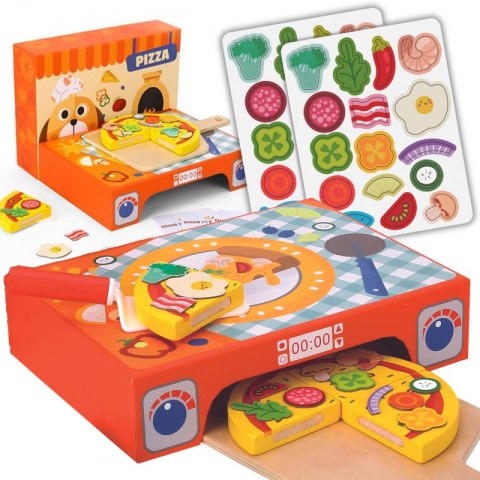 TOOKY TOY Drewniany Zestaw do Pizzy Wzory 39 el. Certyfikat FSC Tooky Toy TOOKY TOY Drewniany Zestaw do Pizzy Wzory 39 el. Certyfikat FSC Tooky Toy