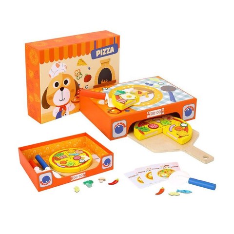 TOOKY TOY Drewniany Zestaw do Pizzy Wzory 39 el. Certyfikat FSC Tooky Toy TOOKY TOY Drewniany Zestaw do Pizzy Wzory 39 el. Certyfikat FSC Tooky Toy