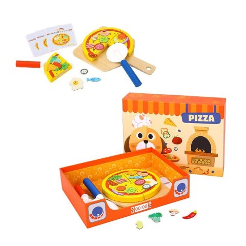 TOOKY TOY Drewniany Zestaw do Pizzy Wzory 39 el. Certyfikat FSC Tooky Toy TOOKY TOY Drewniany Zestaw do Pizzy Wzory 39 el. Certyfikat FSC Tooky Toy