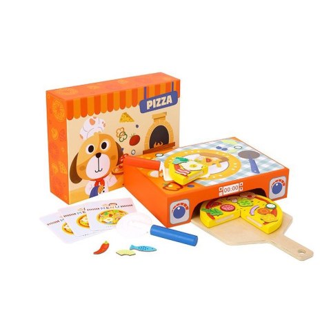 TOOKY TOY Drewniany Zestaw do Pizzy Wzory 39 el. Certyfikat FSC Tooky Toy TOOKY TOY Drewniany Zestaw do Pizzy Wzory 39 el. Certyfikat FSC Tooky Toy