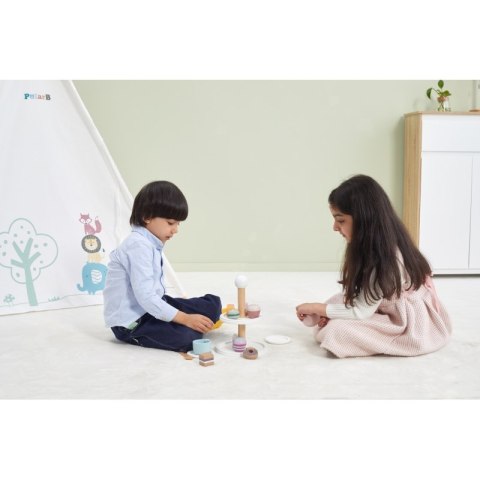 VIGA PolarB Patera drewniana z Babeczkami Ciasteczkami Kawą zestaw 15 akc Viga Toys VIGA PolarB Patera drewniana z Babeczkami Ciasteczkami Kawą zestaw 15 akc Viga Toys