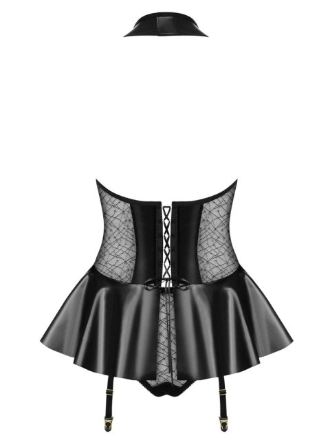 Bielizna-859-COR-1 gorset i figi S/M Obsessive Bielizna-859-COR-1 gorset i figi S/M Obsessive