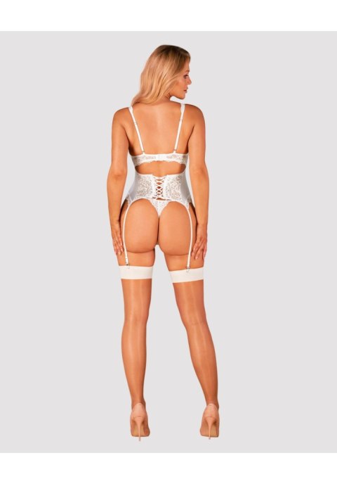 Bielizna-S814 pończochy białe S/M Obsessive Bielizna-S814 pończochy białe S/M Obsessive