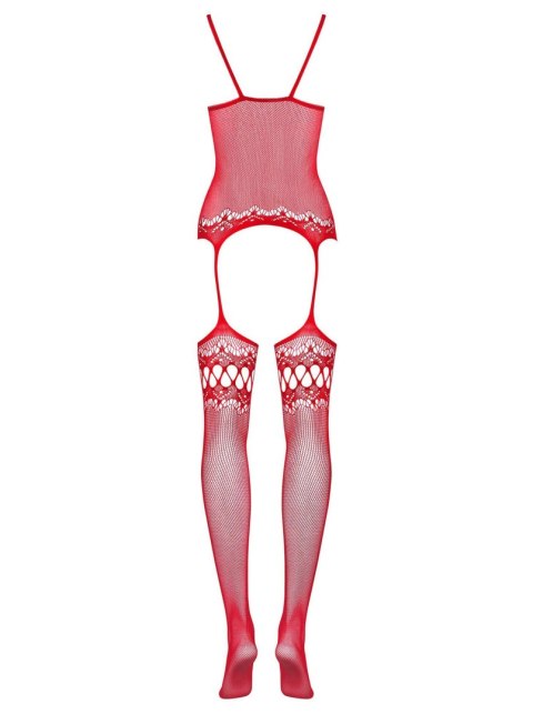 Bielizna-Bodystocking F214 czerwony S/M/L Obsessive Bielizna-Bodystocking F214 czerwony S/M/L Obsessive