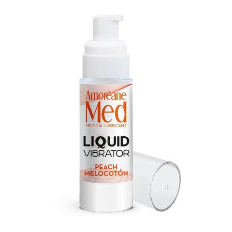 Żel/sprej-Liquid Vibrator Peach 30ml. Amoreane Żel/sprej-Liquid Vibrator Peach 30ml. Amoreane