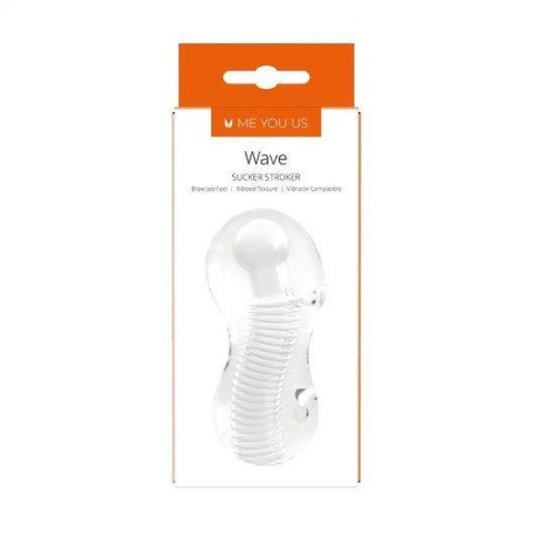 Masturbator- Me You Us Wave Sucker Stroker Male Masturbator Transparent Me You Us Masturbator- Me You Us Wave Sucker Stroker Male Masturbator Transparent Me You Us