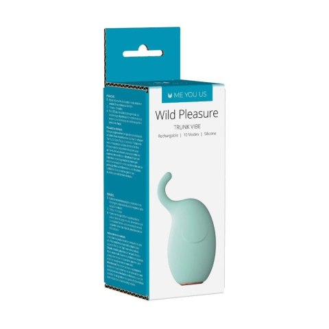 Me You Us Wild Pleasure Trunk Vibrator Turquoise Me You Us Me You Us Wild Pleasure Trunk Vibrator Turquoise Me You Us