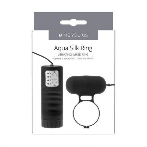 Pierścień- Me You Us Aqua Silks Cock Ring Black Me You Us Pierścień- Me You Us Aqua Silks Cock Ring Black Me You Us