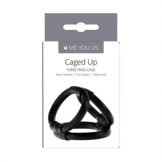 Pierścień- Me You Us Caged Up Cock Cage Black Me You Us