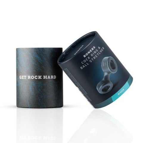 Boners Cock Ring And Ball Stretcher - Grey Boners Boners Cock Ring And Ball Stretcher - Grey Boners