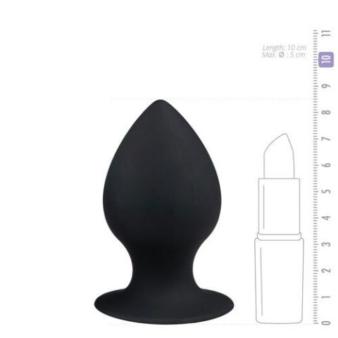 Gładki korek analny z silikonu - mały EasyToys Gładki korek analny z silikonu - mały EasyToys