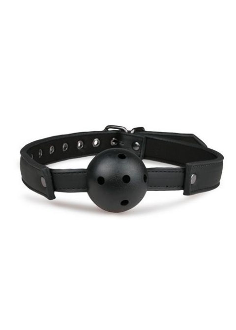 Knebel-Ball Gag With PVC Ball - Black EasyToys Knebel-Ball Gag With PVC Ball - Black EasyToys