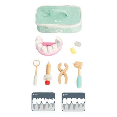 CLASSIC WORLD Little dentist set and doctor's suitcase Classic World