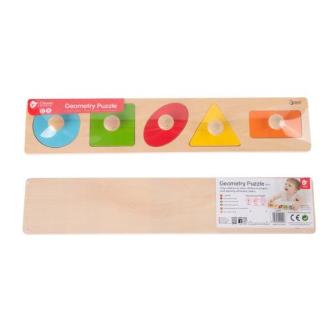 CLASSIC WORLD Układanka MONTESSORI dla Dzieci Nauka Kształtów Figur Kolorów 7 el. Classic World