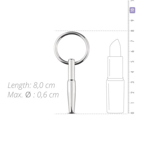 Hollow Metal Penis Plug Sinner Gear Unbendable Hollow Metal Penis Plug Sinner Gear Unbendable
