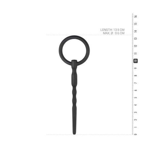 Silicone Penis Plug With Pull Ring Sinner Gear Silicone Penis Plug With Pull Ring Sinner Gear