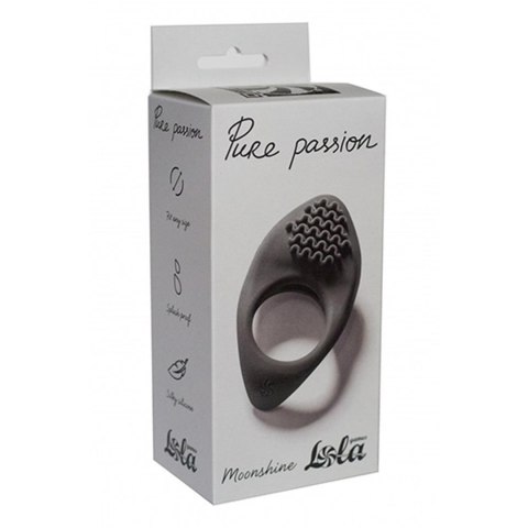 Erection Vibroring Pure Passion Moonshine black Lola Toys Erection Vibroring Pure Passion Moonshine black Lola Toys