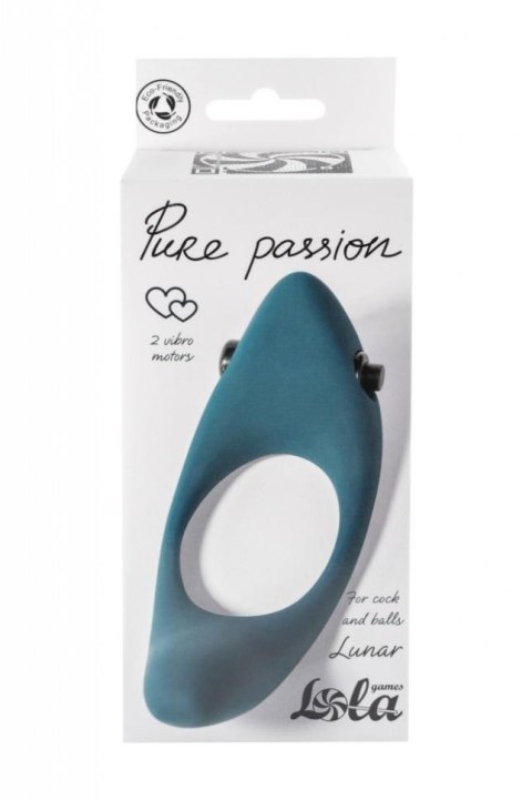 Pierścień-Erection Vibroring Pure Passion Lunar Green Lola Games Pierścień-Erection Vibroring Pure Passion Lunar Green Lola Games