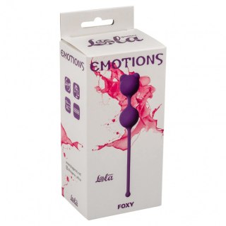 Vaginal balls Emotions Foxy Purple Lola Toys