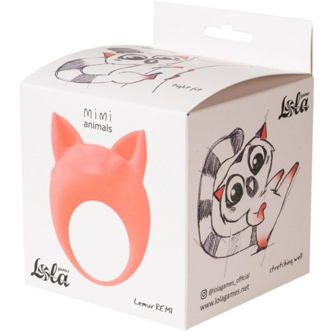 Pierścień- Vibrating Cockring MiMi Animals Lemur Remi Orange Lola Games Pierścień- Vibrating Cockring MiMi Animals Lemur Remi Orange Lola Games