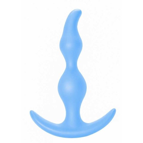 Plug-Bent Anal Plug Blue Lola Toys Plug-Bent Anal Plug Blue Lola Toys