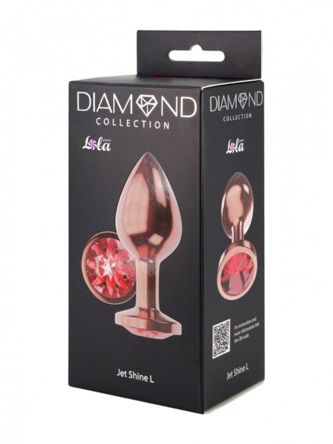 Plug-Butt Plug Diamond Ruby Shine L Rose Gold Lola Games Plug-Butt Plug Diamond Ruby Shine L Rose Gold Lola Games