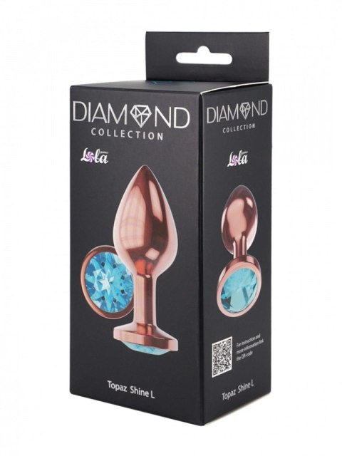 Plug-Butt Plug Diamond Topaz Shine L Rose Gold Lola Games Plug-Butt Plug Diamond Topaz Shine L Rose Gold Lola Games