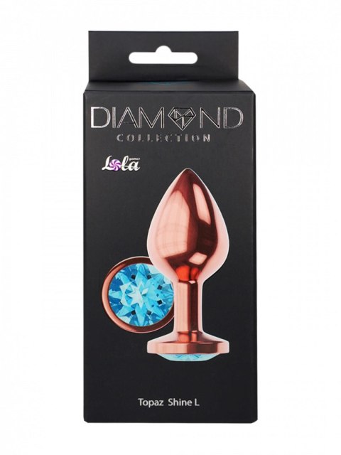 Plug-Butt Plug Diamond Topaz Shine L Rose Gold Lola Games Plug-Butt Plug Diamond Topaz Shine L Rose Gold Lola Games