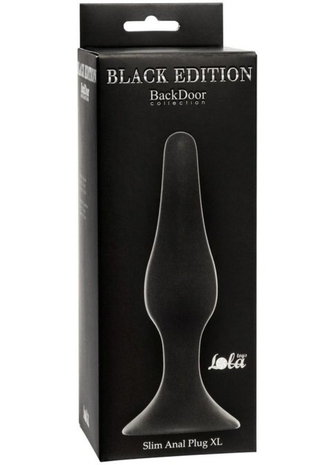 Plug-Slim Anal Plug XL Black Lola Toys Plug-Slim Anal Plug XL Black Lola Toys