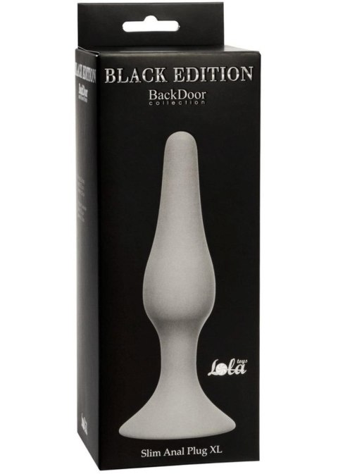 Plug-Slim Anal Plug XL Grey Lola Toys Plug-Slim Anal Plug XL Grey Lola Toys