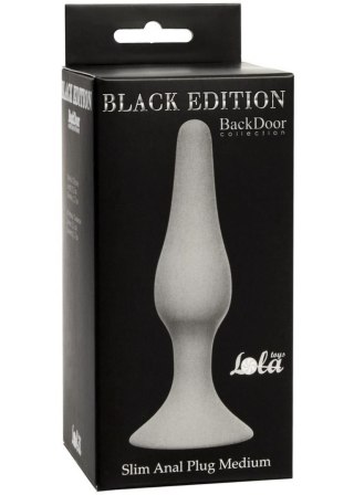 Plug-Slim Anal Plug Medium Grey Lola Toys