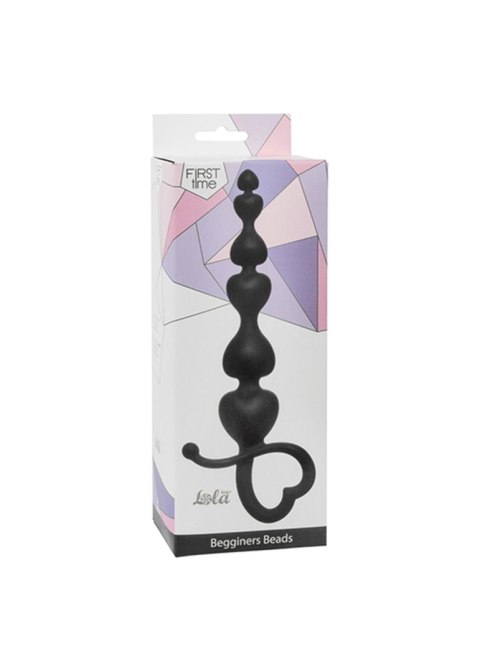 Plug/kulki-Anal Beads Begginers Beads Black Lola Toys Plug/kulki-Anal Beads Begginers Beads Black Lola Toys