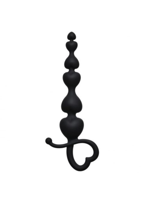 Plug/kulki-Anal Beads Begginers Beads Black Lola Toys Plug/kulki-Anal Beads Begginers Beads Black Lola Toys