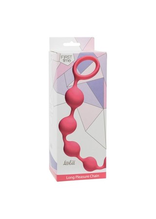 Plug/kulki-Anal Beads Long Pleasure Chain Pink Lola Toys