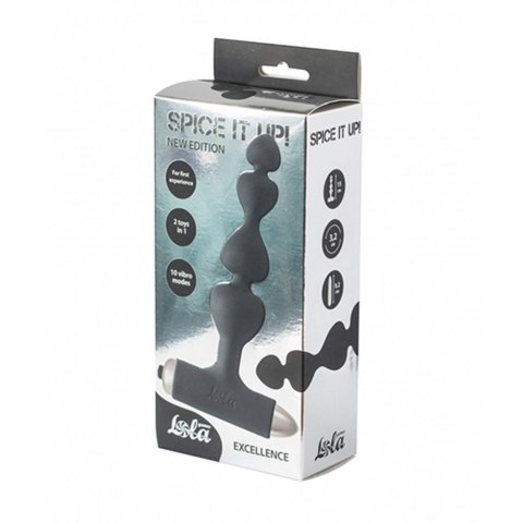 Vibrating Anal Plug Spice it up New Edition Excellence Black Lola Toys Vibrating Anal Plug Spice it up New Edition Excellence Black Lola Toys