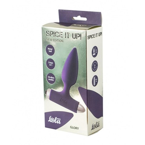 Vibrating Anal Plug Spice it up New Edition Glory Ultraviolet Lola Toys Vibrating Anal Plug Spice it up New Edition Glory Ultraviolet Lola Toys