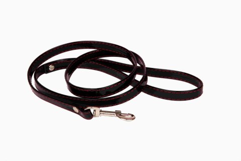 Wiązania-WHIPS lakier, smycz do obroży, czarna Whips Collections Wiązania-WHIPS lakier, smycz do obroży, czarna Whips Collections