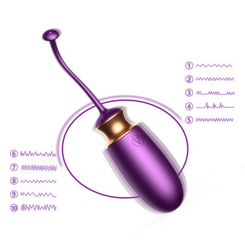 Jajko/wibr-Vibrating Silicone Love EGG USB 10 Function / Heating / Voice Control B - Series Fox