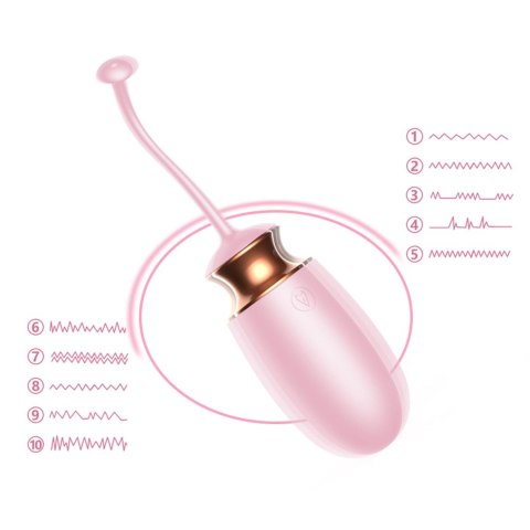 Jajko/wibr-Vibrating Silicone Love EGG USB 10 Function / Heating / Voice Control B - Series Fox