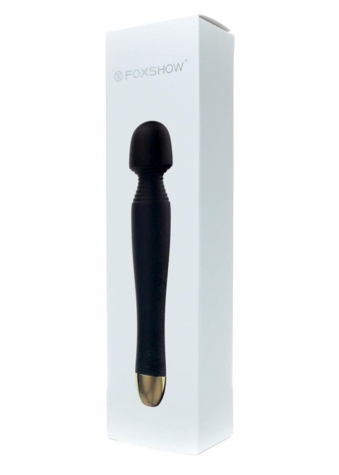 Stymulator-Silicone Massager Black USB 6 Vibration B - Series Fox