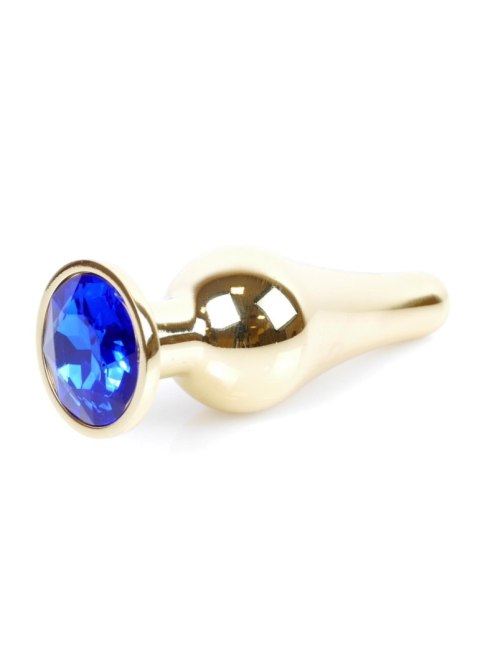 Plug-Jewellery Gold BUTT PLUG- Dark Blue B - Series HeavyFun